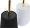 Toiletborstel DKD Home Decor Wit Zwart Roestvrij staal polyestyreen 12 x 12 x 34,5 cm (2 Stuks)