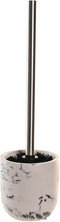 Toiletborstel DKD Home Decor Zwart Cement Wit 10 x 10 x 36 cm