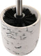 Toiletborstel DKD Home Decor Zwart Cement Wit 10 x 10 x 36 cm