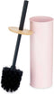 Toiletborstel Roze Metaal Bamboe Plastic 9,5 X 27 X 9,5 cm (6 Stuks)