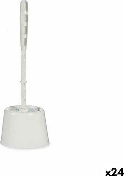 Toiletborstel Wit Plastic 13 x 36,5 x 13 cm (24 Stuks)