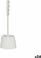Toiletborstel Wit Plastic 13 x 36,5 x 13 cm (24 Stuks)