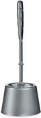 Toiletborstel Zilverkleurig Plastic 13 x 36,5 x 13 cm (24 Stuks)