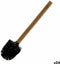 Toiletborstel Zwart Bruin Bamboe (8 x 35,5 x 8 cm) (24 Stuks)