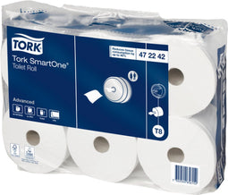 Toiletpapier tork smartone® t8 advanced wit 472242 | Pak a 6 rol | 64 stuks