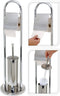 Toiletrolhouder met Toiletborstel Set RVS GlansBathroom Solutions