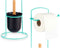 Toiletrolhouder Munt Metaal Bamboe 17 x 57 x 16,5 cm (6 Stuks)