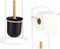 Toiletrolhouder Roze Metaal Bamboe 17 x 57 x 16,5 cm (6 Stuks)