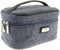 Toilettas in effen grijs/paars- Harris Tweed - Glen Appin of Scotland