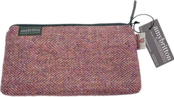 Toilettas Roze - Harris Tweed - Amy Britton