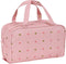 Toilettas voor op School Glow Lab Hearts Roze (31 x 14 x 19 cm)