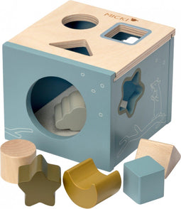 Micki Houten vormenstoof (blauw).