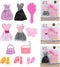 TOIT458086 - Jurk met accessoires Lauren Toi-Toys (08415Z-ASS) - 1 set assorti uitgeleverd