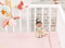 ToiToiKids boxkleed wafel - Ecru/Roze
