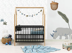 ToiToiKids Homy bed 60x120 - Mat Zwart/Naturel