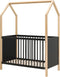 ToiToiKids Homy bed 60x120 - Mat Zwart/Naturel