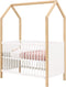 ToiToiKids Homy bed 60x120 - Wit/Naturel