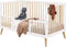 ToiToiKids Jort bedbank 70x140 - Wit/Naturel