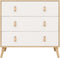 ToiToiKids Jort commode met 3 laden - Wit/Naturel