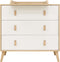 ToiToiKids Jort commode met 3 laden - Wit/Naturel