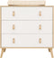 ToiToiKids Jort commode met 3 laden - Wit/Naturel