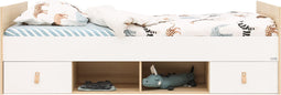 ToiToiKids Jort kajuitbed 90x200 - Wit/Naturel