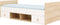 ToiToiKids Jort kajuitbed 90x200 - Wit/Naturel
