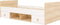 ToiToiKids Jort kajuitbed 90x200 - Wit/Naturel