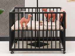 ToiToiKids Nikki box incl. wielen - Mat Zwart
