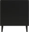 ToiToiKids Xem bedbank 70x140 - Mat Zwart/Eiken