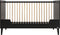 ToiToiKids Xem bedbank 70x140 - Mat Zwart/Eiken