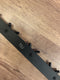 TOJ 10 Haaks Wandkapstok – 40cm - Muur / Wand Kapstok - Hangende Design Muurkapstok - Handdoekrek - RVS - Mat Zwart