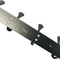 TOJ 10 Haaks Wandkapstok – 45cm - Muur / Wand Kapstok - Hangende Design Muurkapstok - Handdoekrek - RVS - Mat Zwart