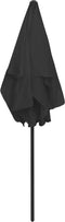 vidaXL - Strandparasol - 180x120 - cm - zwart