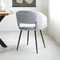Vince Design Boden - Eetkamerstoel - Lichtgrijs - 55x55x78 cm