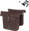 Basil City - Dubbele fietstas MIK - 28-32 Liter - Waterafstotend - Reflectiedetails - Roasted brown
