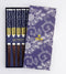 Tokyo Design Studio - Chopsticks Set - Eetstokjes Hout - Inclusief Geschenkdoos - Blue Flowers - 5 paar