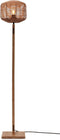 GOOD&MOJO Vloerlamp Tanami - Bamboe/Rotan - Ø25cm - Modern - Staande lampen voor Woonkamer - Slaapkamer