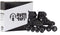Aventuri Verstelbare Inline Skates - Semi-softboot Skeelers - Verstelbaar Maat 38-41 (L) - Voor Jongens en Meisjes - Zwart