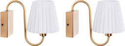 TOLKA - Wandlamp set van 2 - Wit - IJzer