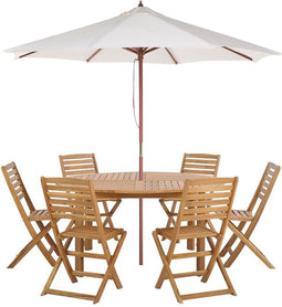 TOLVE - Tuinmeubel set - Lichte houtkleur - Acaciahout