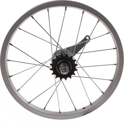 Tom Achterwiel 16 X 1.75 Inch Terugtraprem Aluminium Zilver