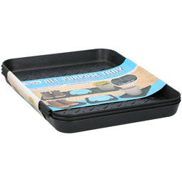 Tom Multifunctionele Bakken 35x27.5x3 cm 3 Stuks Zwart