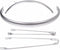 Tom Spatbordenset Cr18a 28 Inch 50 Mm Staal Zilver