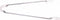 Tom Spatbordstang 28 Inch Staal Zilver