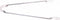 Tom Spatbordstang 28 Inch Staal Zilver