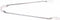 Tom Spatbordstang 28 Inch Staal Zilver