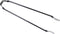 Tom Spatbordstang Met Pad Bevestiging Staal 28 Inch Zwart