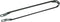 Tom Spatbordstang Staal 28 Inch Donker Metallic Groen