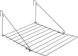Tomado - Droogrek Breda - 7 meter drooglengte - Ophangen aan radiator, deur, douchewand of balkon - Matzwart